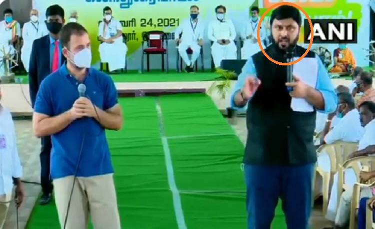 Professor who translated Rahul Gandhi’s “don’t need army if farmers are strong” speech in Erode faints after the speech: Reports