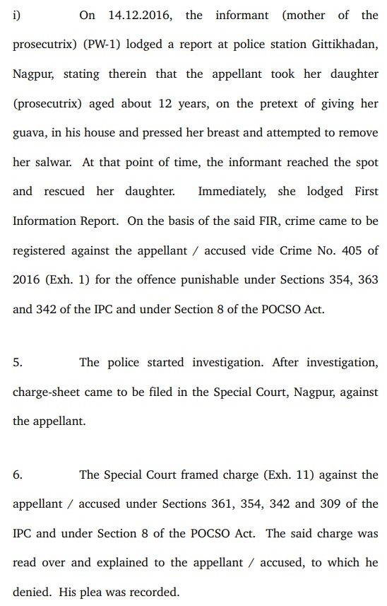 Details of the case as noted by the Bombay High Court