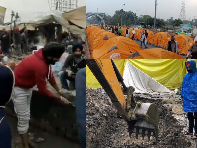 Protesting Punjab farmers build walls, fully functional homes at Delhi border camps