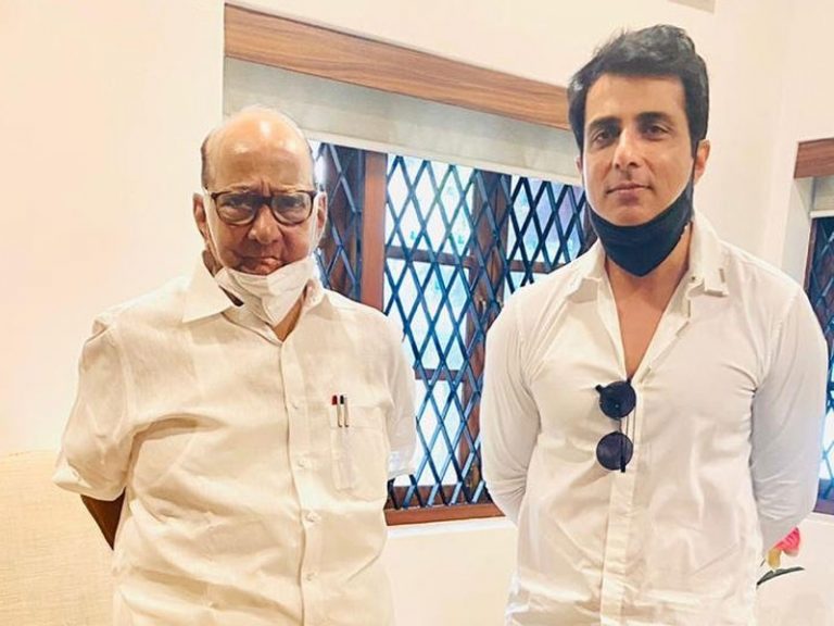 Amid illegal construction controversy, Sonu Sood makes a ‘courtesy visit’ to NCP chief Sharad Pawar