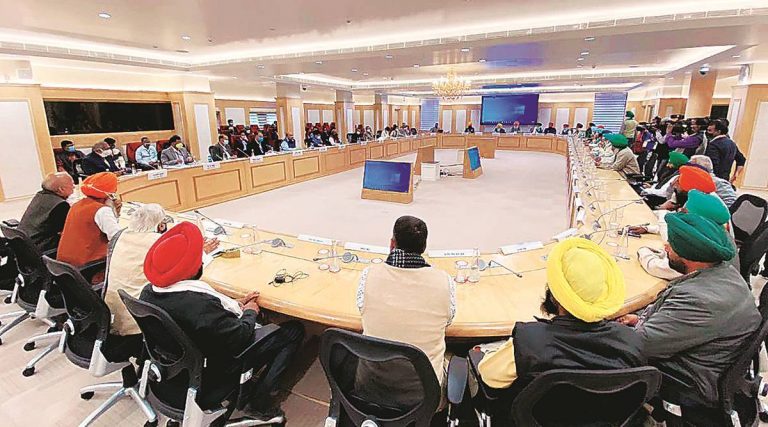 Govt rejects blackmail of farmer organisations of Punjab, protesters decry ‘democracy’ because govt wants to let the Court decide
