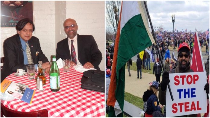 Was the man waving the Indian flag at Capitol Hill a 'Hindu supremacist' as claimed by 'liberals'?