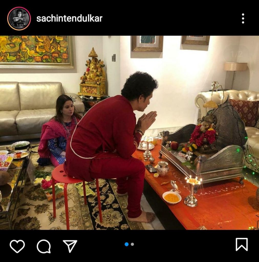 Meena Kandasamy went after Sachin Tendulkar for a photo he shared on the occasion of Ganesh Chaturthi