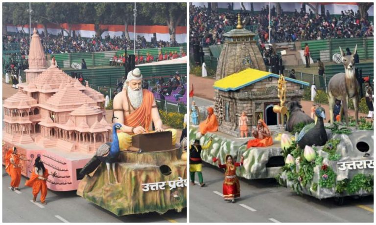 Tractor rally: Rioting mob vandalised Ram Mandir and Kedarnath tableaux from Republic Day parade