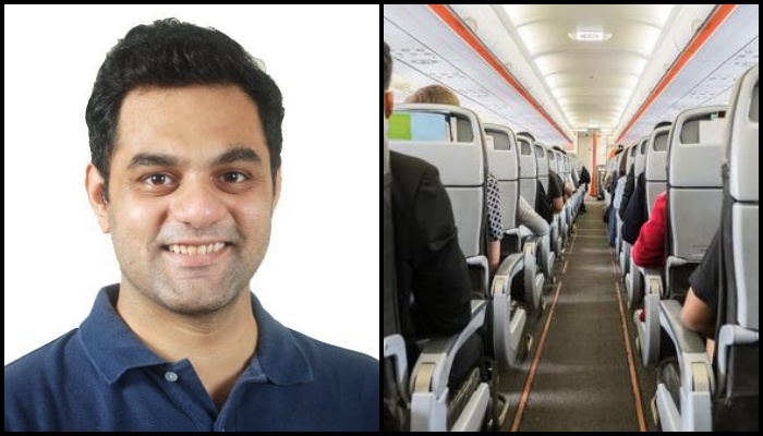 ‘Journalist’ Uday Rana uses filthy language sitting next to a woman, then ‘complains’ about the woman not talking to him