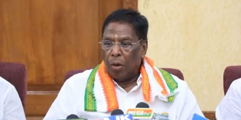 Congress government in Puducherry falls as CM V Narayansamy loses floor test