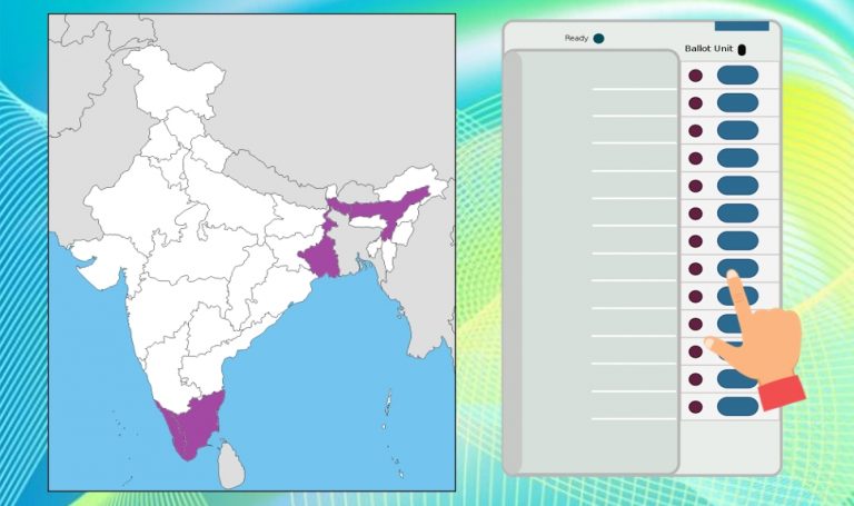 Election Commission announces schedule of assembly elections in four states and one union territory, counting on 2nd May