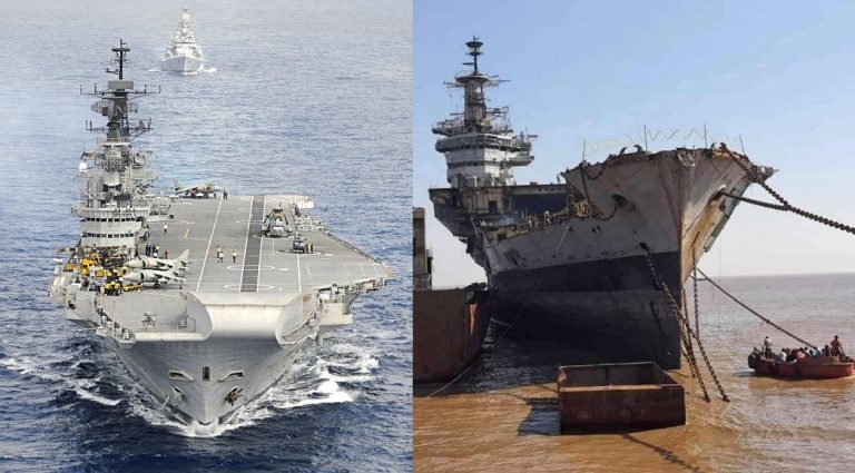 Supreme Court stays dismantling of INS Viraat on a petition to preserve it after more than 30% already dismantled in Alang