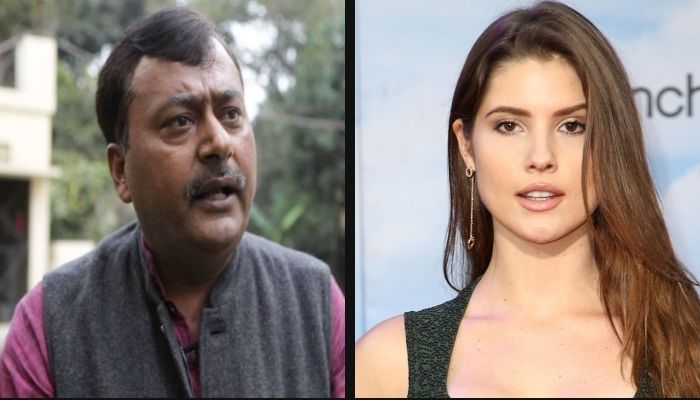 Congress leader indulges in creepy behaviour with Playboy model, who supported the ‘farmer protests’ which culminated into 26th January violence