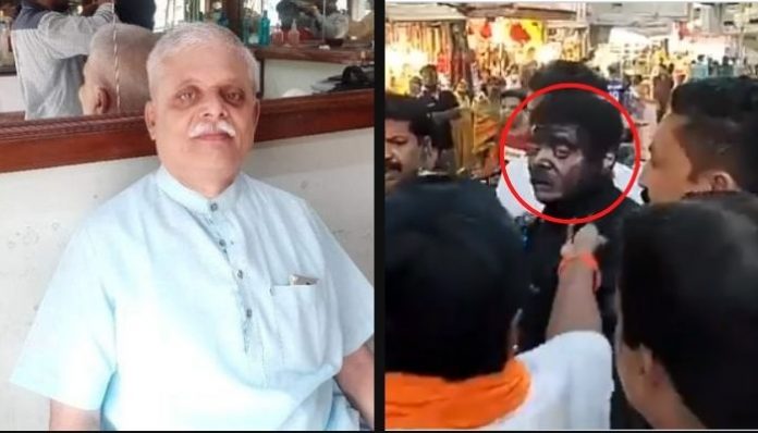 Shiv Sena goons manhandle a senior citizen for criticising Uddhav Thackeray