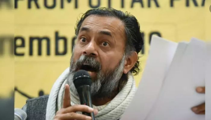 After claiming farmer protests are apolitical, ‘Andolanjeevi’ Yogendra Yadav seeks donations for his political party