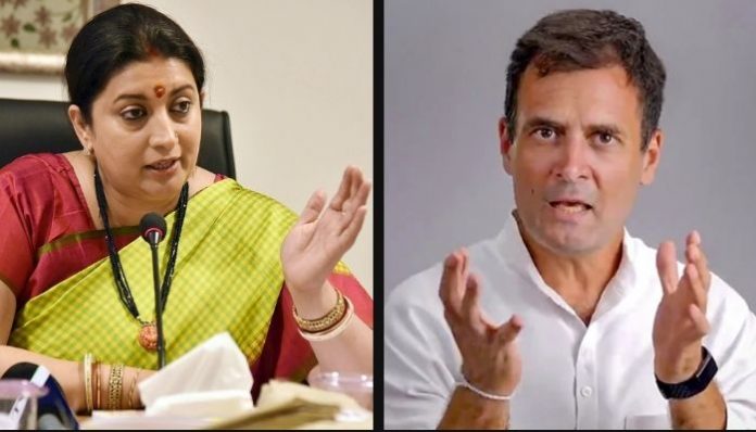 Challenge Rahul Gandhi to contest elections from Gujarat: Smriti Irani slams Congress scion for hating on Gujaratis