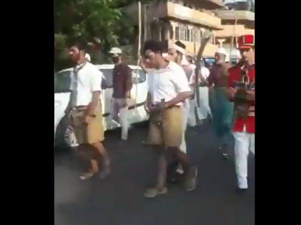 India Today ‘fact check’ whitewashes PFI’s hate parade, insinuates there is nothing wrong with parading chained men in RSS uniforms