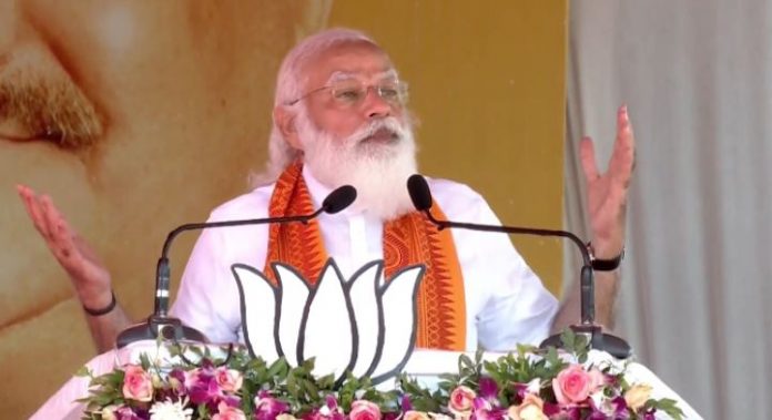 PM Modi speaks in Puducherry, slams Congress govt for delaying development