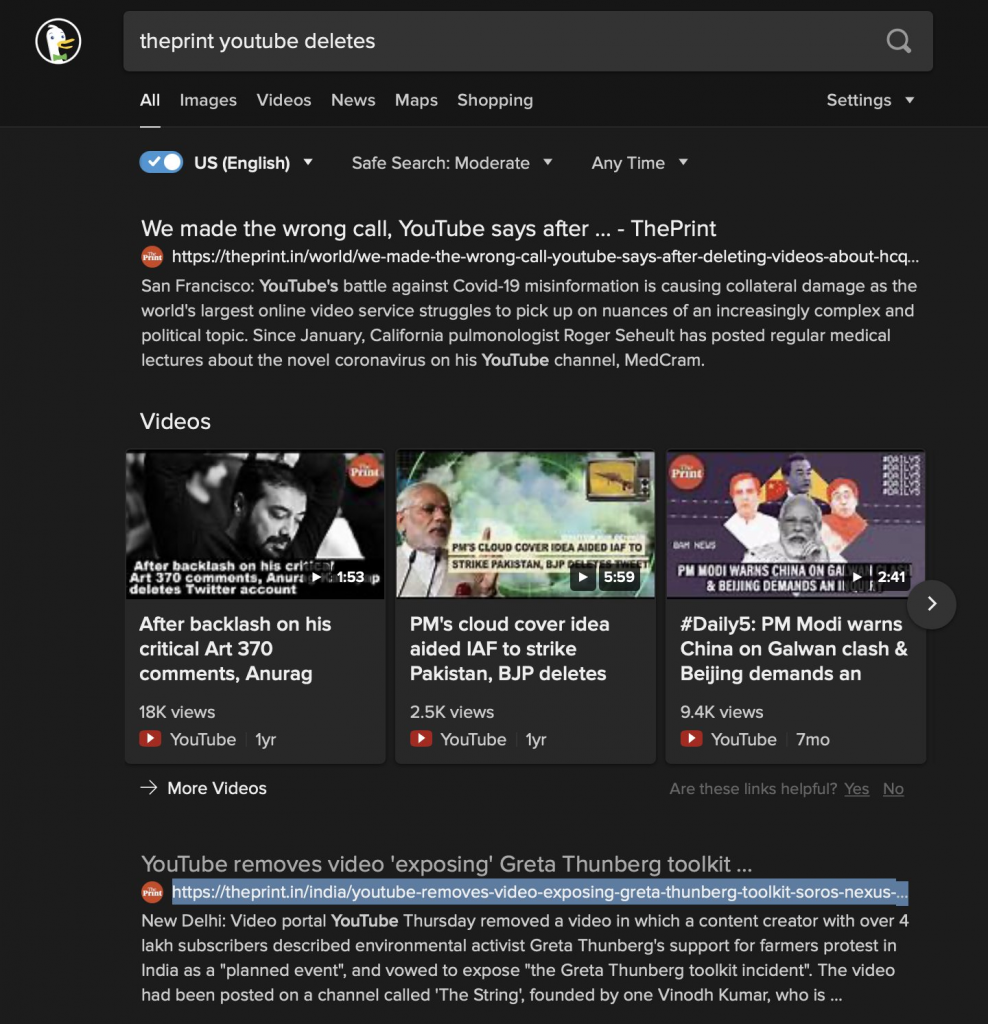 Shekhar Gupta's The Print deletes report about YouTube taking down video that argued how George Soros anti-India benefits media outfits