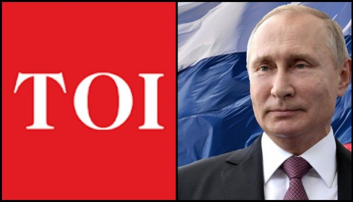 Times of India hails Russian rebel leader Navalny, criticises 'Putinist model' to pull India down, apologises to Russia