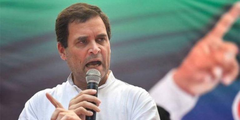 ‘Gamchhe pe likha CAA, uske upar cross’: Rahul Gandhi vows Congress party will not provide fast track citizenship to Hindus from Islamic countries