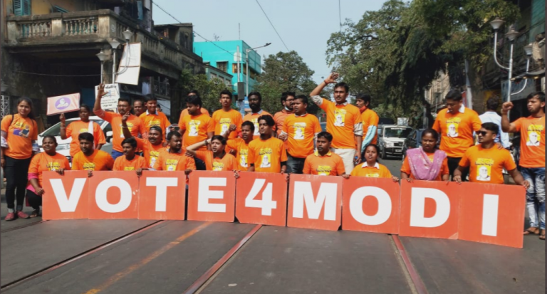 In Pictures: ‘Run for Modi’ rally captures the formidable rise of BJP in Bengal