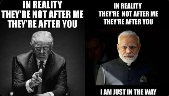 Did the Donald Trump meme come first or Modi's?