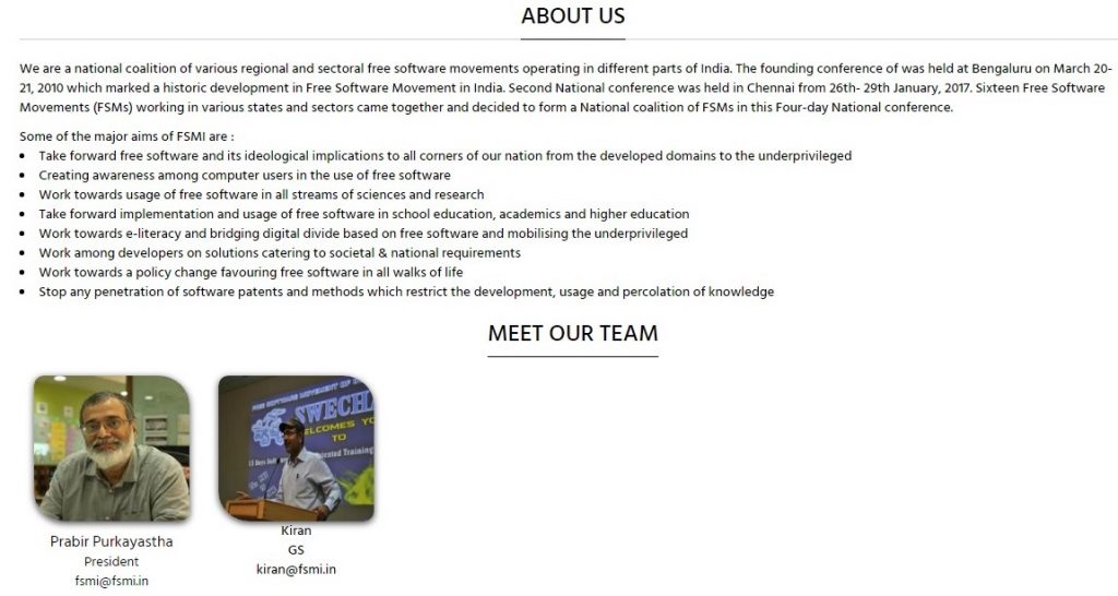 Prabir Purkayastha is the president of FSMI