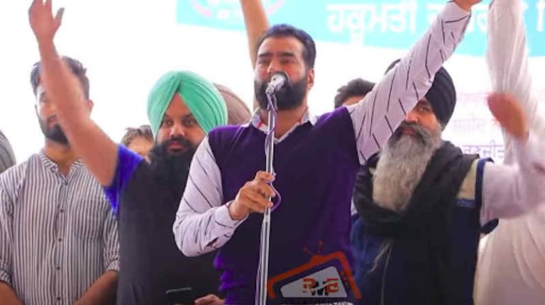 Republic Day violence accused Gangster Lakha Sidhana releases another video after attending farmer rally in Punjab