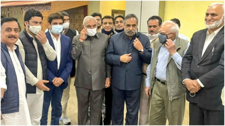 In a show of strength against party leadership, ‘G23’ group of dissident Congress leaders hold a rally in Jammu