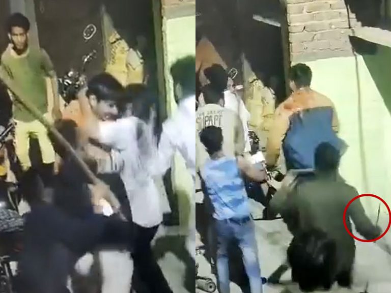 CCTV footage emerges showing the brutal murder of Rinku Sharma by a mob using knives and sticks, four arrested based on the video