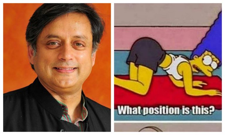 Shashi Tharoor plays by Greta toolkit, tweets sexually suggestive meme to mock Yoga and demean women while criticising Modi govt