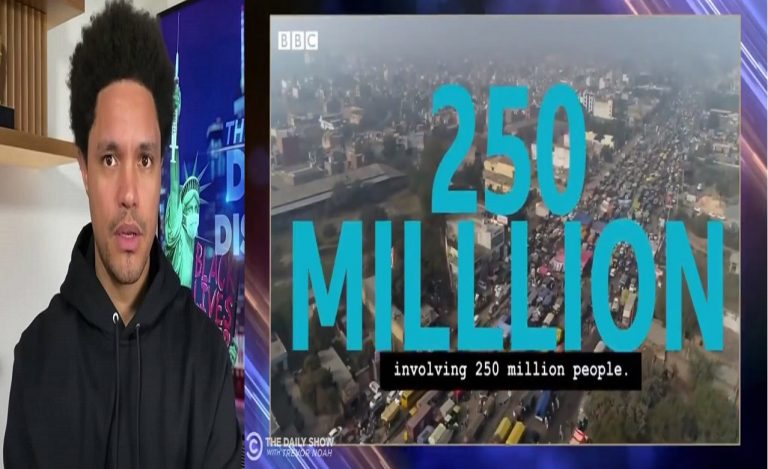 Another paid PR campaign? ‘Comedian’ Trevor Noah uses text from Greta’s toolkit to peddle lies against India and farmer protests