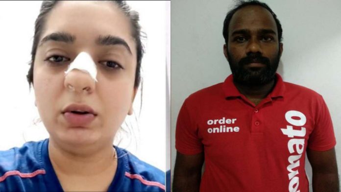 Zomato delivery partner Kamraj files complaint against Hitesha Chandranee
