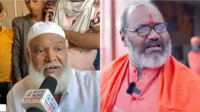 As Dasna temple authority double the size of the board placed at the temple entrance, BSP MLA Aslam Chaudhary takes a U-turn