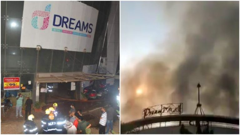 Fire breaks out at a mall in Bhandup with COVID-19 hospital on the top floor, hospital says ‘no casualties due to fire’, BJP says ‘BIG LIE’: Details