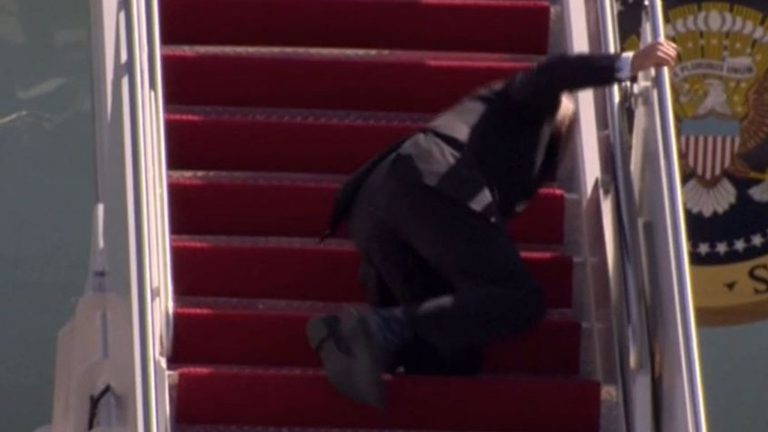 After sounding the alarm bells over Trump’s stumble, media gives Joe Biden a free pass over stairs fall: Here is how the coverage differed