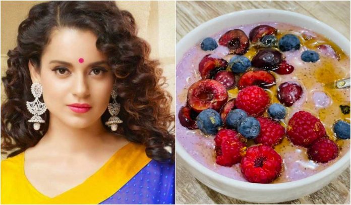 Did Kangana Ranaut share food photo copied from the internet?