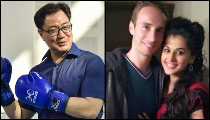 Kiren Rijiju gives a befitting reply to 