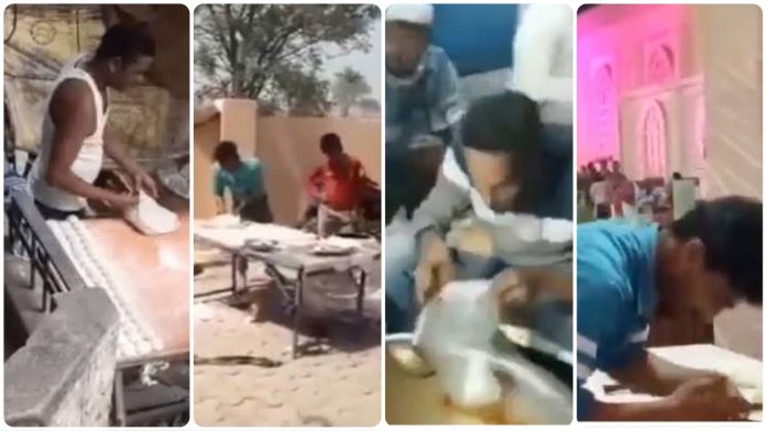 At least 4 incidents when cooks were caught spitting on rotis