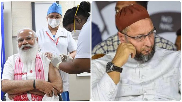 After PM Modi took a COVAXIN jab, Asaduddin Owaisi raises aspersions on the efficacy of Serum Institute’s COVISHIELD vaccine