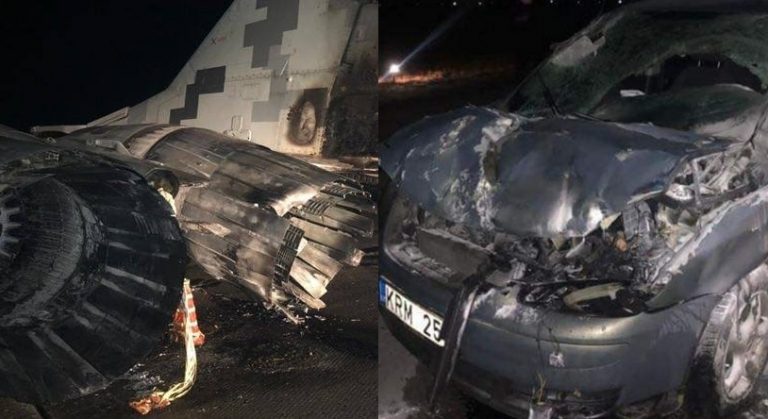 Drunk driver smashes his SUV into MiG-29 jet of Ukrainian Air Force, fighter plane completely damaged