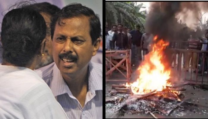 TMC supporters burn down own party office after former MLA Arabul Islam denied ticket from Bhangar constituency