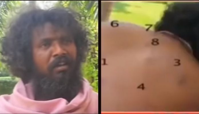 Naga Sadhu brutally assaulted by cops in Congress-ruled Chhattisgarh