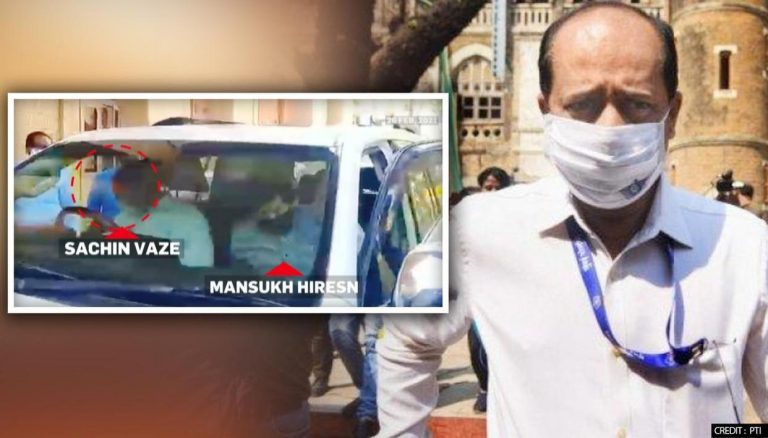 Sachin Vaze warned against revealing that he was using the Scorpio: Transcript of conversation between Mansukh Hiren and brother emerges