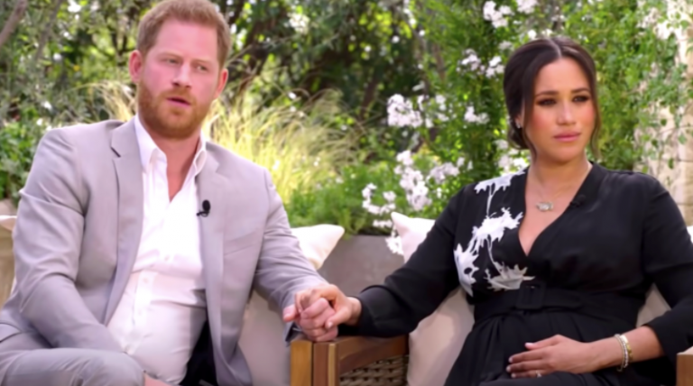 ‘How dark is he going to be’: Prince Harry’s wife Meghan says the British royal family was ‘concerned’ about their child’s skin colour