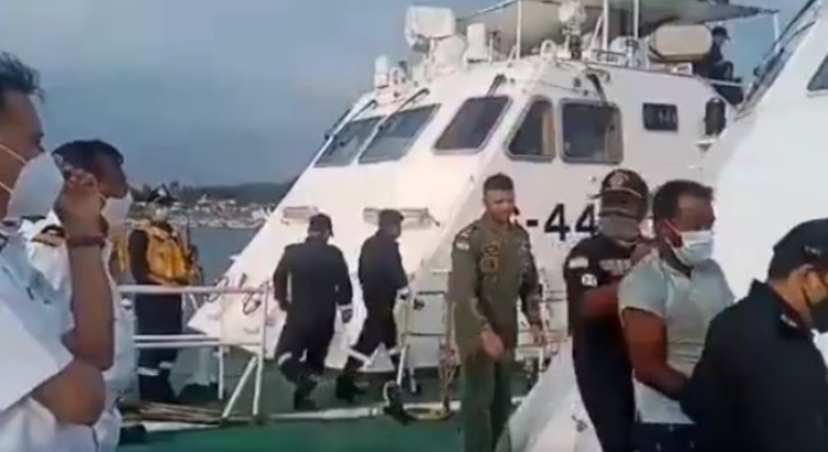 Three boats from Sri Lanka with drugs worth Rs 3000 crore and arms seized, brought to coast guard station Vizhinjam
