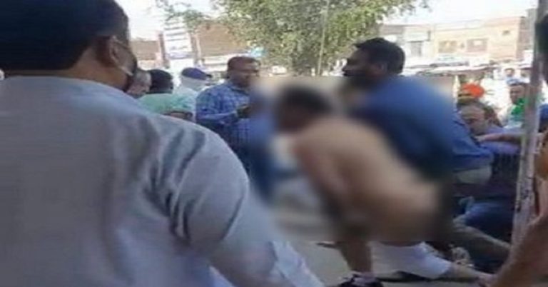 Punjab: Anti-farm law protestors attack BJP MLA, strip him naked after thrashing him