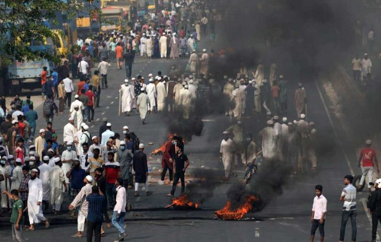 Bangladesh: Islamists chant ‘direct action’, attack Hindu temples to protest PM Modi’s visit