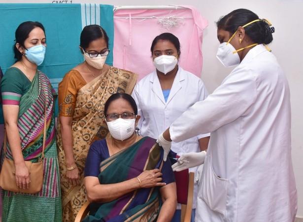 Kerala: Health Minister Shailaja mocked on social media for Covid-19 vaccination photo