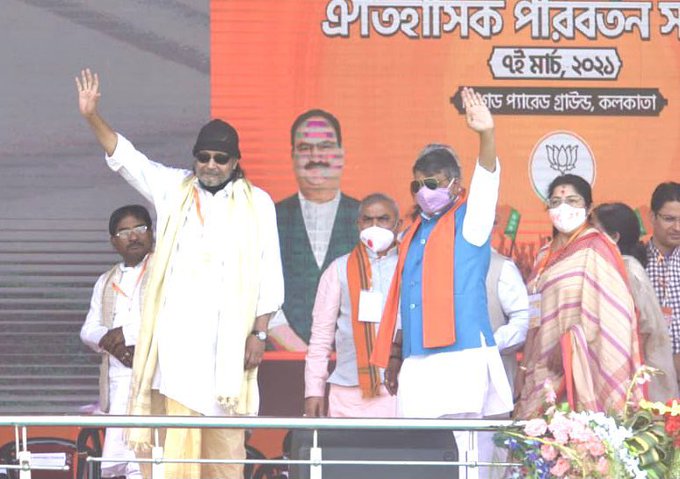 Mithun Chakraborty joins BJP