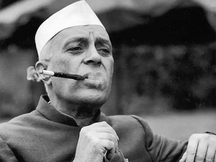 Nehru Smoking