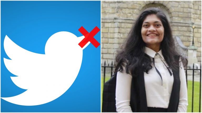 Twitter suspends Oxford student Rashmi Samant’s account citing her age, restores it later with temporary restrictions