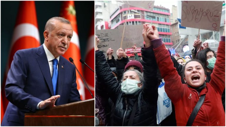 ‘It encourages divorce’: Turkey quits European treaty on violence against women claiming ‘protecting traditional social fabric’ will protect women
